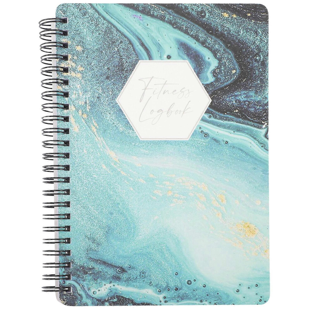 Kricely (As Show, One Size) Fitness Planning Notebook Exercise Journal Decorative Workout Journal Fitness Agenda Notepad