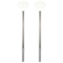 (As show, One size) Handheld Sign Display Rod Multi-function Sign Holder Rod Stainless Steel Welcome Sign Handheld Rod