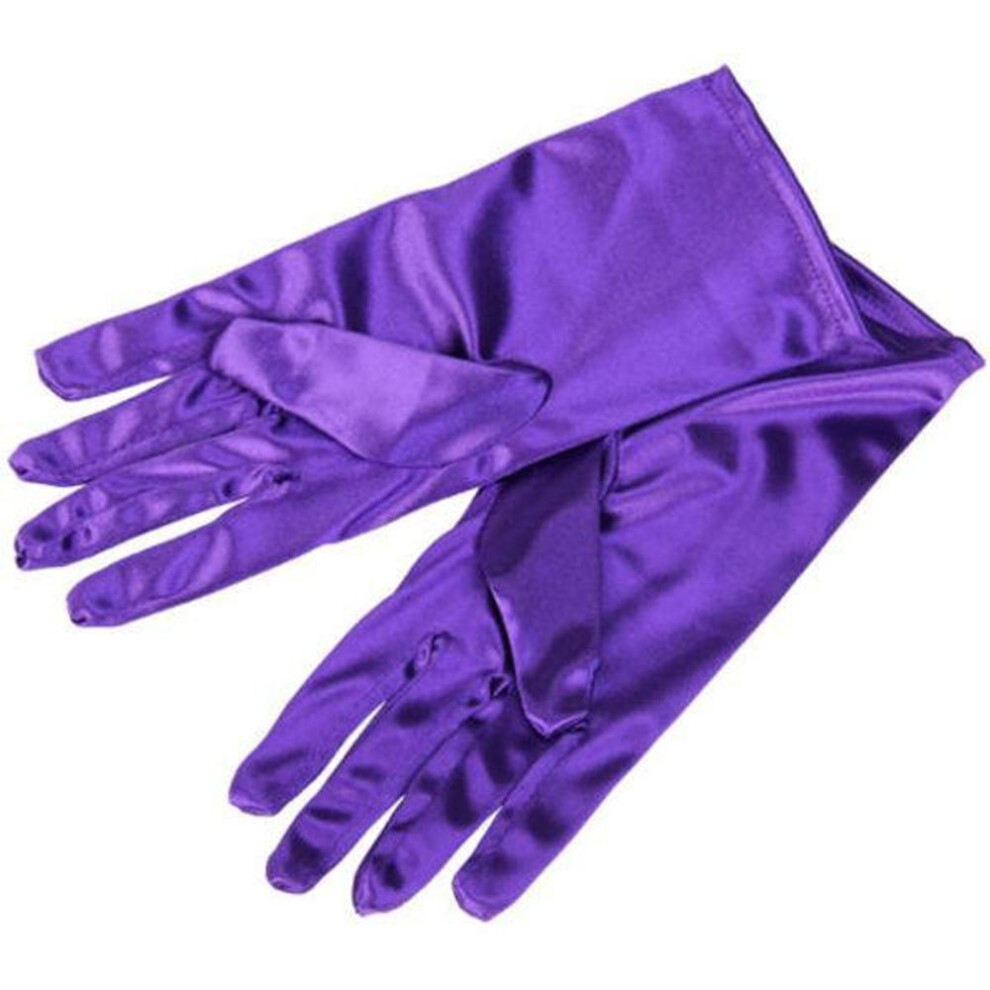 (as the picture) Women Gorgeous Wrist Gloves Wedding Dance Party Satin Prom  Fashion Dresses Accessories Short Mitts