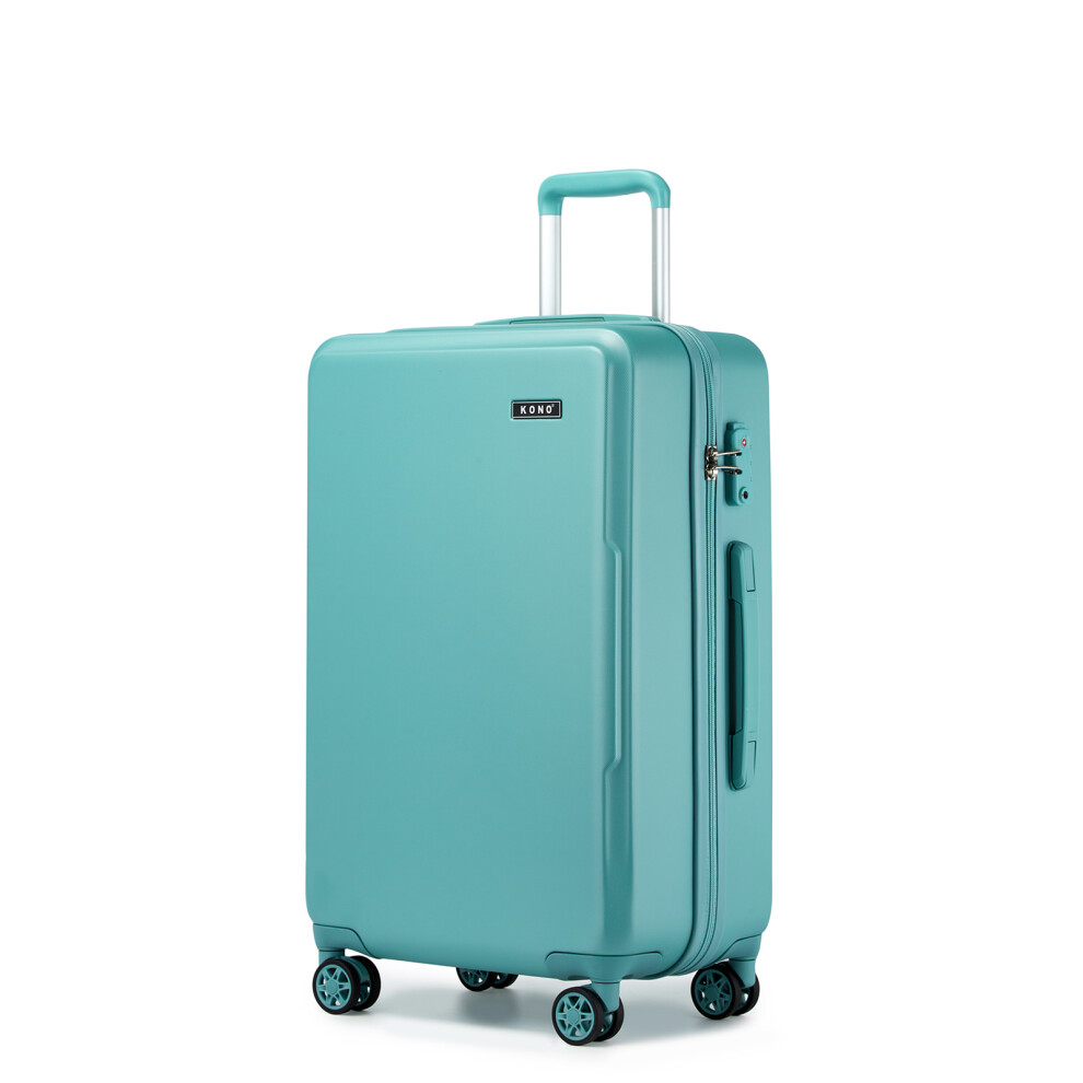 (Blue, 24 inch) 20/24/28 Minimalist Hard Shell ABS+PC Luggage Set With TSA Lock And 360Â° Spinner Wheels-image-OPC-PG75JY9-NEW