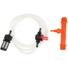 Distribuidor de fertilizantes, kit de riego para jard?n G3/4 Distribuidor de fertilizantes + interruptor + filtro + manguera de agua