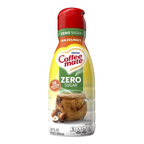 Coffee Mate Coffee Mate Hazelnut Zero Sugar Coffee Creamer (32oz)