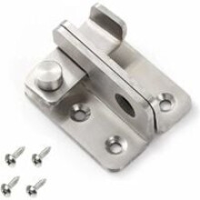 Hasp Door Padlock, Small Anti-Theft Lock, Stainless Steel Padlock, Hinged Lock, Anti-Theft Door Lock, Left Open