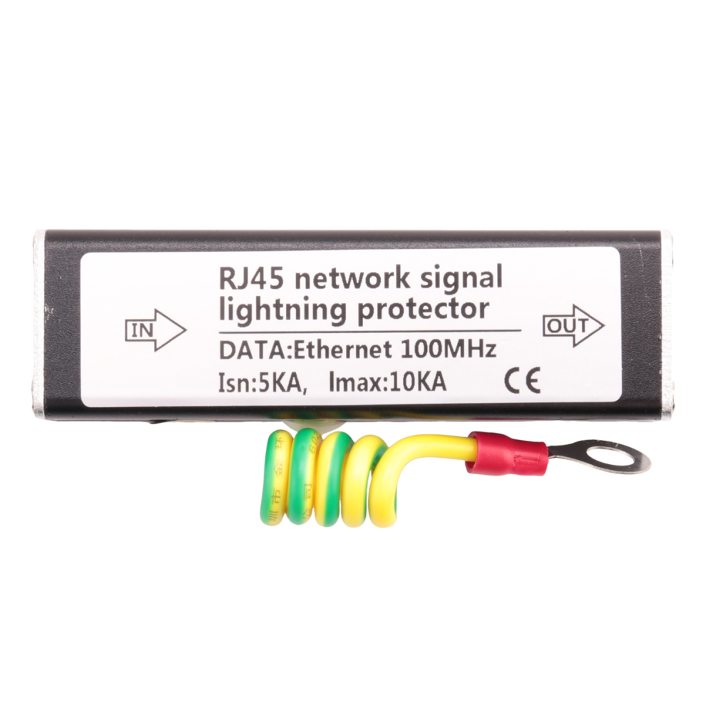 Parafoudre réseau Ethernet RJ45 avec prise et parafoudre 100 MHz