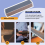 Κιτ εργαλείων κιθάρας Leveler Fret Beam Luthier με 4 Χαρτιά Grit 150mm 5
