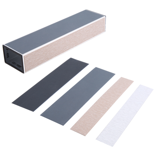 Κιτ εργαλείων κιθάρας Leveler Fret Beam Luthier με 4 Χαρτιά Grit 150mm 1