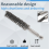Bore Brush for Power Drill Cleaning Wire Brush with Hex Shank Handle 6