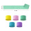 Χαρτί γενεθλίων 10 ρολλών παστέλ Rainbow Crepe Paper Streamers 5