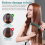 Mini piastra per capelli liscia e arriccia per studenti verde 5