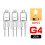 40PCS G4 12V 20W λαμπτήρας αλογόνου G4 12V βολβός που έχει εισαχθεί 5