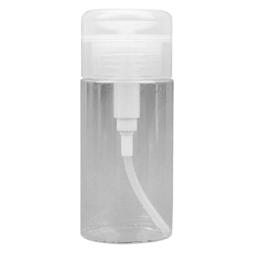 Kricely (As Show, One Size) Travel Size Bottle Refillable Liquid Container Pump Dispenser Cosmetic Dispenser Bottle 120Ml