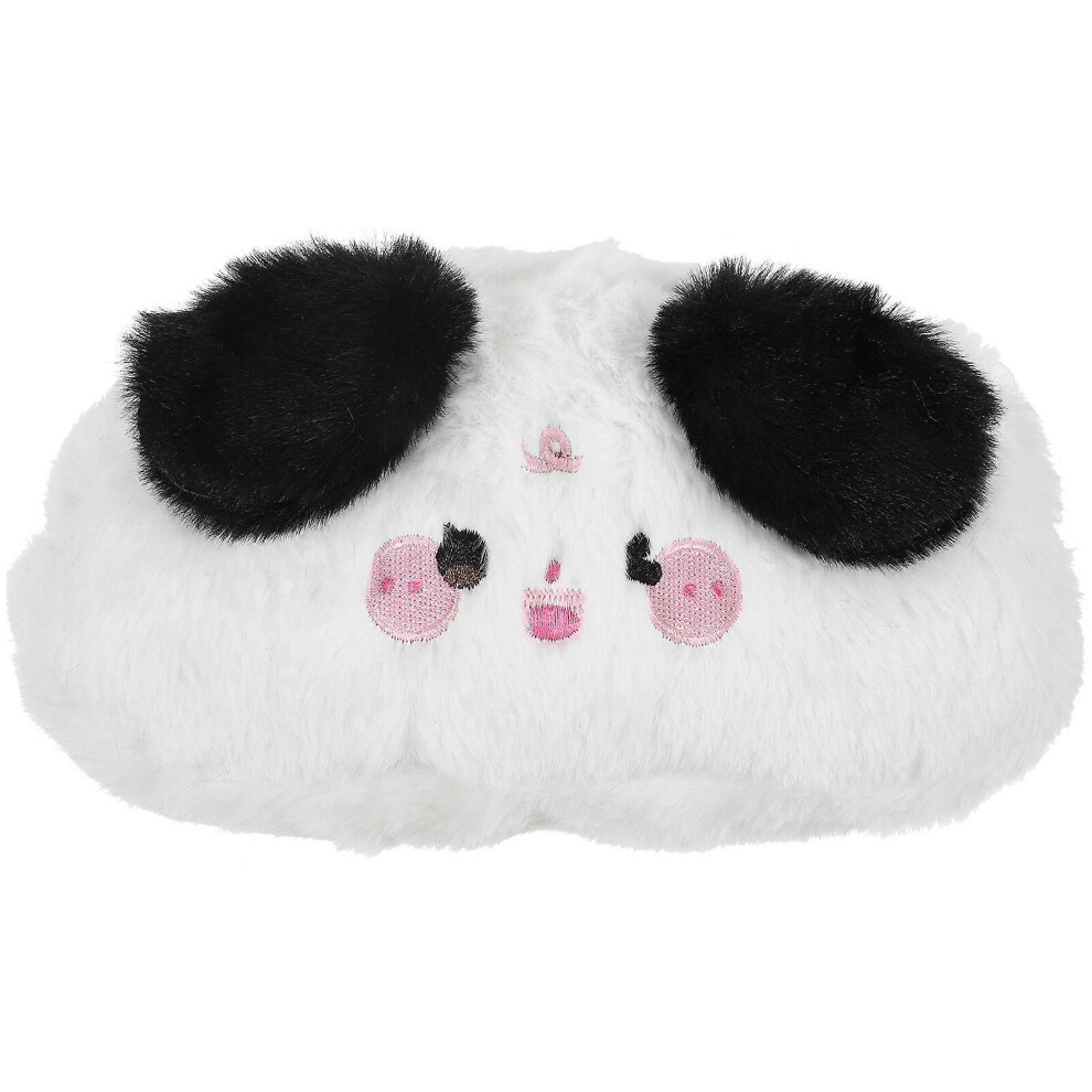 Kricely (As Show, One Size) Makeup Bag Plush Toiletry Bag Cartoon Toiletry Pouch Women Cosmetics Bag Makeup Organizer