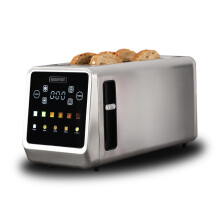 GEEPAS 5-in-1 DIGITAL 4 Slice Long Toaster