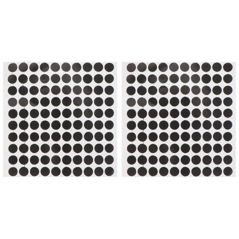 Kricely Black (As Show, One Size) 2 Sheets Billiard Table Dot Pool Table Marker Dot Billiard Marking Stickers For Club Use