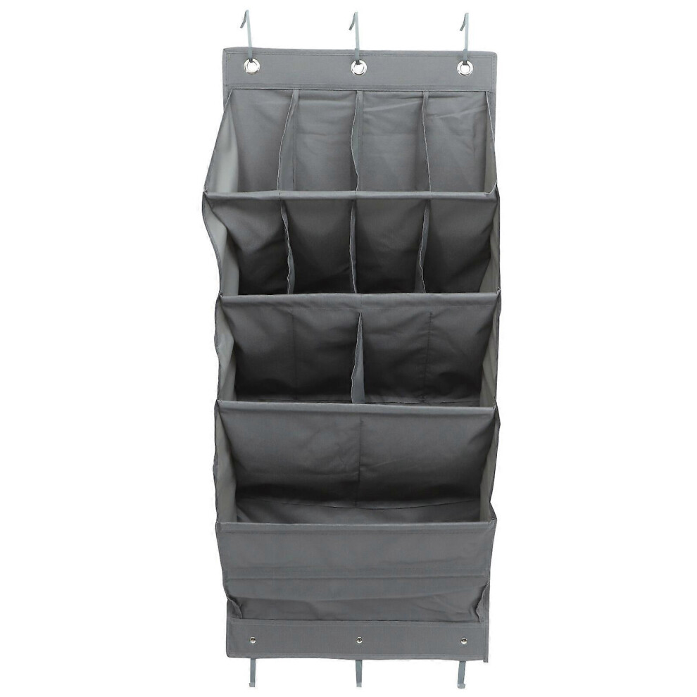 Kricely (As Show, One Size) 1 Set Of Convenient Door Back Bag Multi-Layer Shoe Pocket Pouch Household Over The Door Organizer