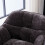 (Grey) Set of 2 Chenille Padded Dining Chair 3