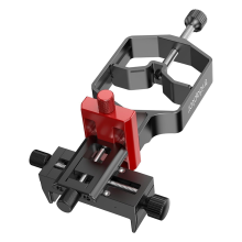 Adaptador universal de digiscoping para teléfono a telescopio, soporte de 3 ejes para microscopio monocular binocular y cámara
