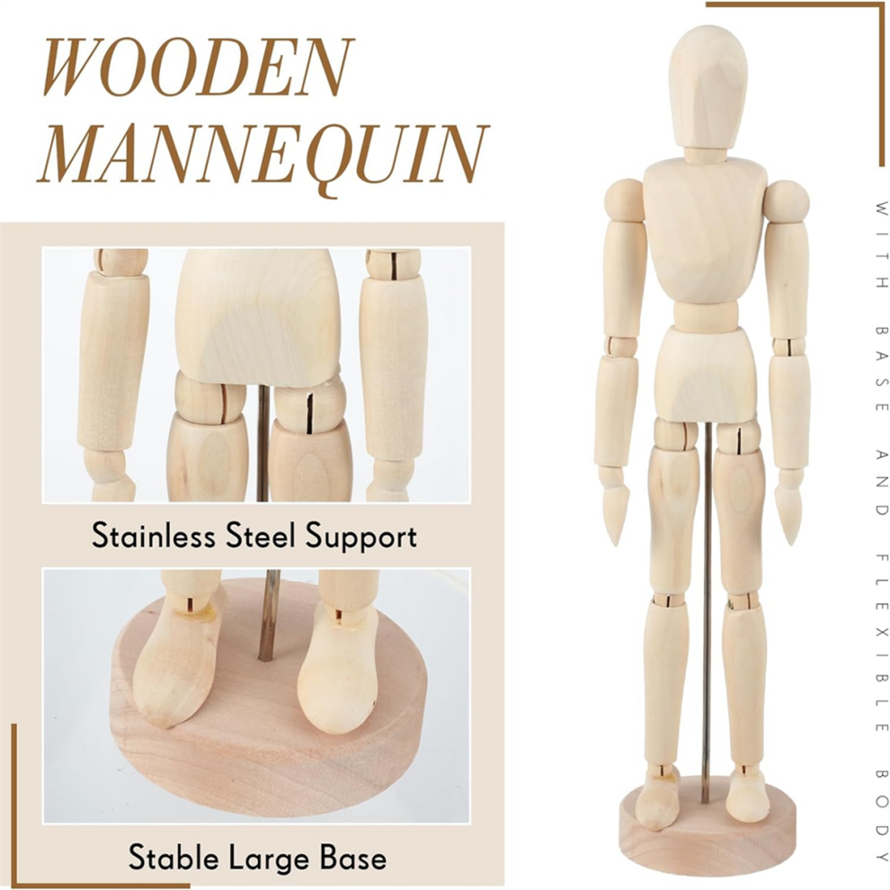 Poseable wooden artist mannequin - België