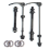 Bicycle Front and Rear Hollow Axle Quick Release Rod Bead Rack Wheel Modification Accessories 1