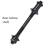 Bicycle Front and Rear Hollow Axle Quick Release Rod Bead Rack Wheel Modification Accessories 4