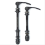 Bicycle Front and Rear Hollow Axle Quick Release Rod Bead Rack Wheel Modification Accessories 9