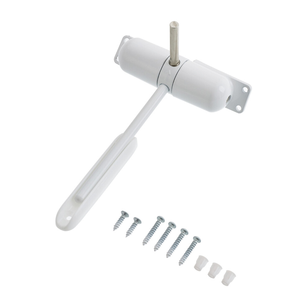 White Spring Door Closer