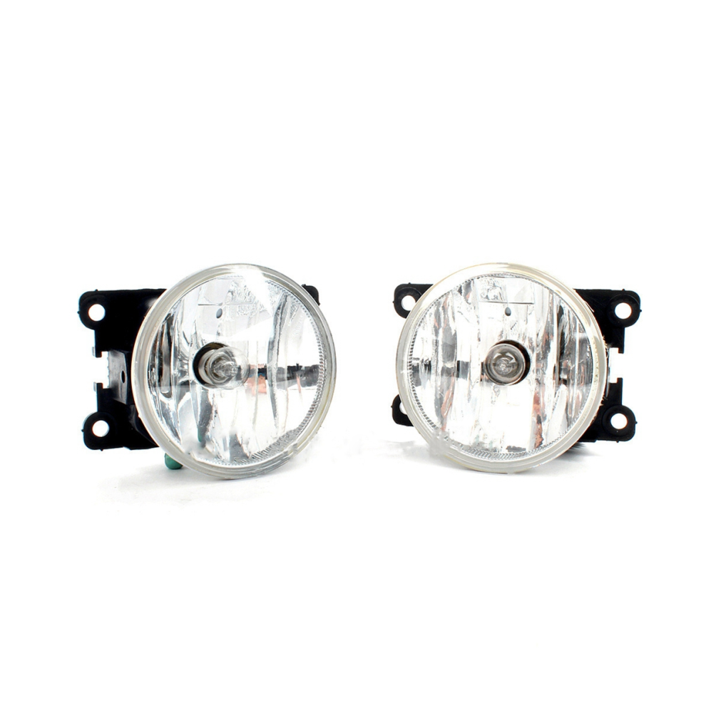 1Pair Car Front Bumper Fog Lights Driving Lamp With Bulb 9675450980 For Peugeot 208 2012-2019 6935462401482