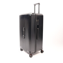 Large 30" Trunk Suitcase ABS Hardside Shell - Black
