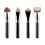 4-Pack for Full Face Multifunctional Foundation Brush 3D 4D Multi- Faceted Makeup Powder Liquid Concealer 5