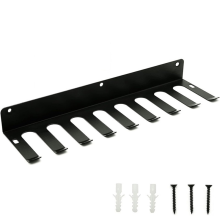 1 estante de almacenamiento para equipos de gimnasio multiusos, colgador de bandas de resistencia, barra de pesas de alta resistencia