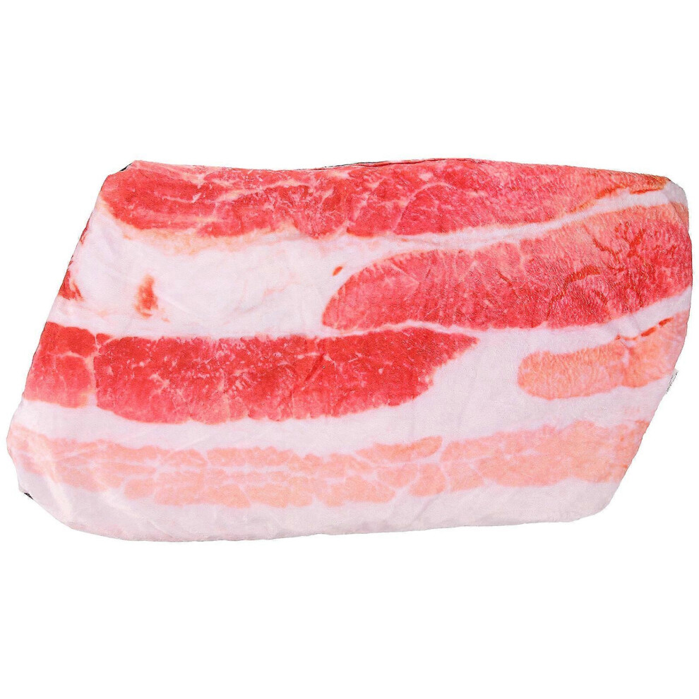 Kricely (As Show, One Size) Cat Dog Nest Sleeping Mat Thickened Bacon Pattern Dog Bed Mat Dog Puppy Pad