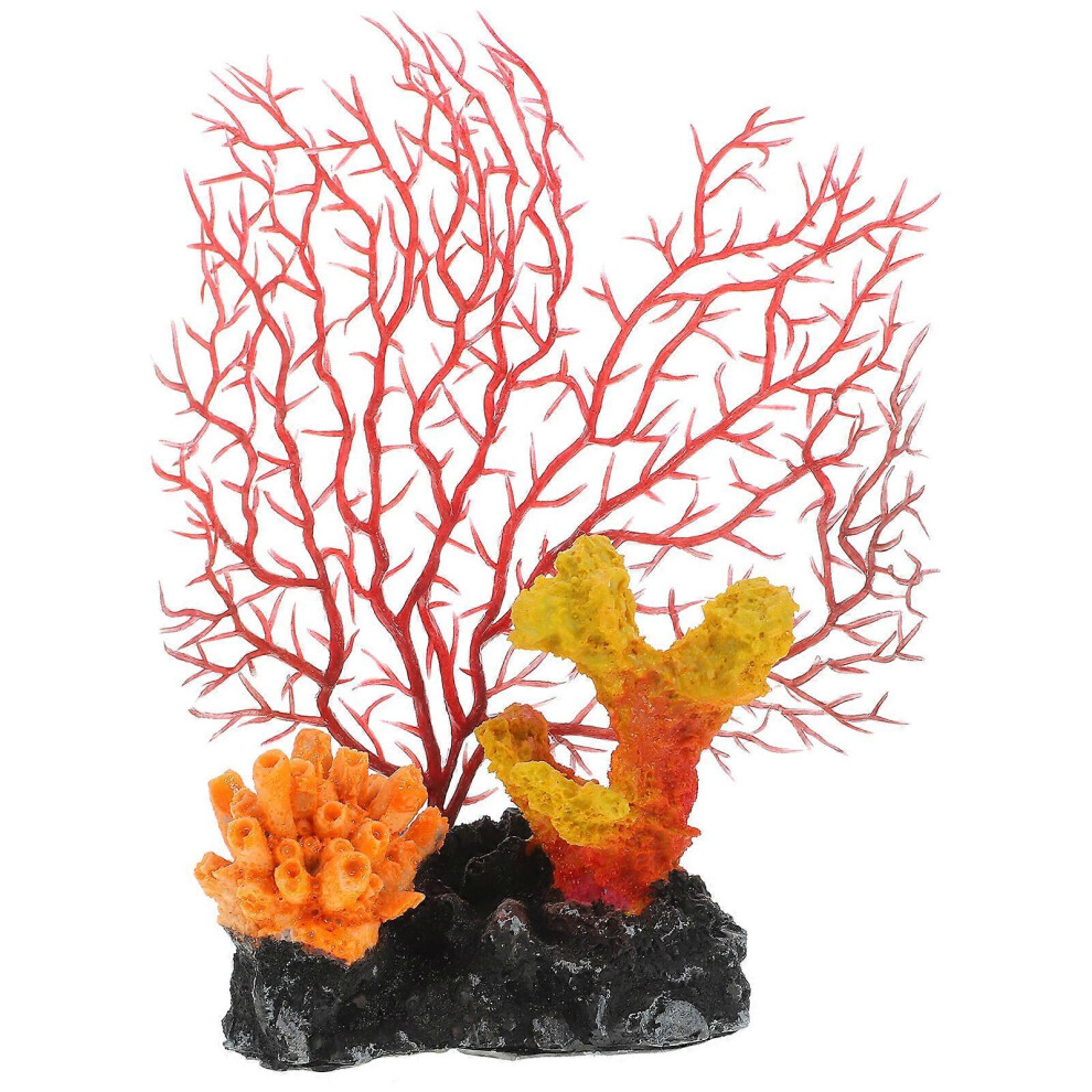 Kricely Coral (As Show, One Size) Aquarium Simulated Model Underwater Ornament Fish Tank Decoration
