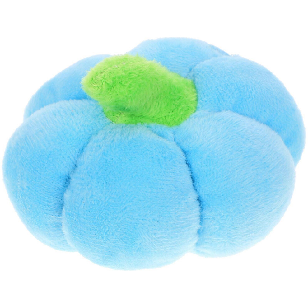 Kricely (As Show, One Size) Stuffed Pumpkin Playthings Adorable Dog Squeaky Toys Pumpkin Shaped Dog Molar Toys