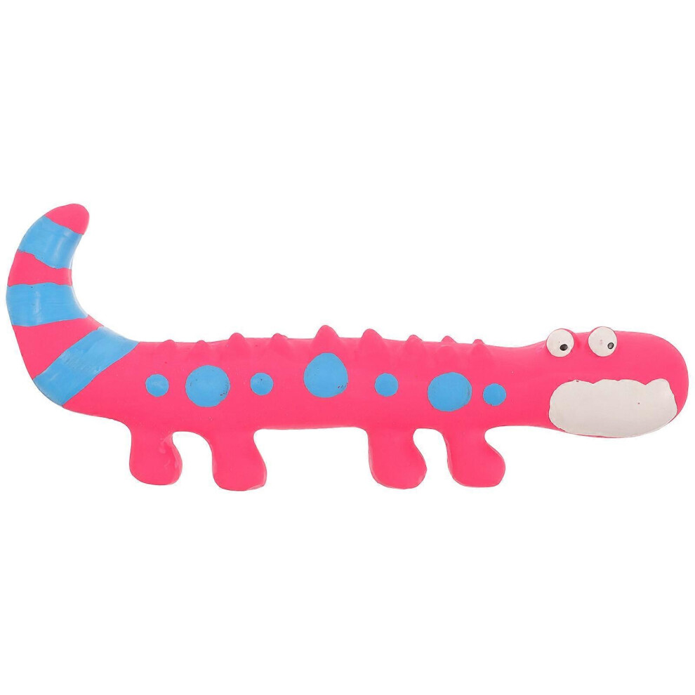 Kricely (As Show, One Size) Lizard Shape Dog Chew Toy Squeaky Dog Toy Dog Chew Toy Puppy Chewer Puppy Supply