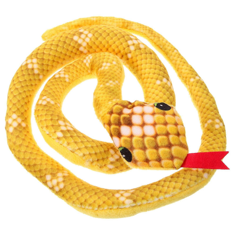 Kricely (As Show, One Size) Cat Toy Pet Plush Snake Doll Toy Catnip Cat Snake Toy Interactive Pet Supply