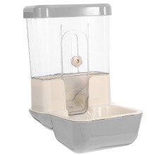 (As show, One size) Hanging Automatic Food Dispenser Large Capacity Hanging Pet Cage Rabbit Food Feeder
