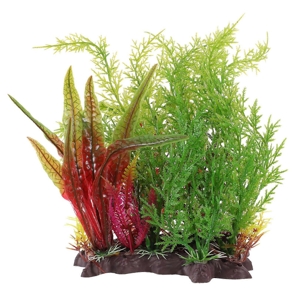 Kricely (As Show, One Size) Plastic Aquatic Plant Decoration Aquarium Fish Tank Landscaping Artificial Plant