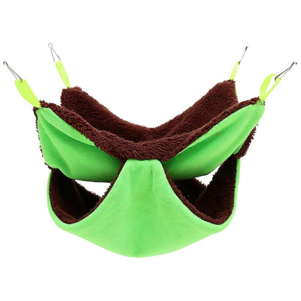Kricely (As Show, One Size) Comfortable Hamster Hideout Hammock Pet Cage Hanging Bed Guinea Pig Sleeping Bed