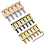 6 Set Brugzadels voor Massief Messing Elektrische Gitaar Code String Pull (Zilver) 3