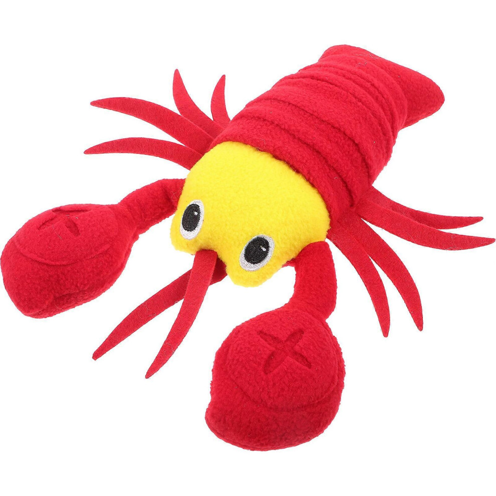 Kricely (As Show, One Size) Plush Dog Molar Plaything Puppy Teething Toy Household Pet Dog Cartoon Crayfish Toy