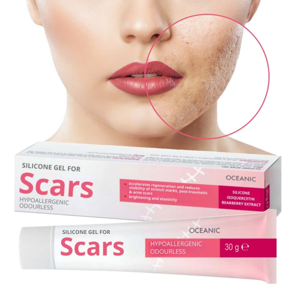 NoScar SILICONE GEL ALL KINDS OF SCARS STRETCH MARKS SKIN REGENERATION