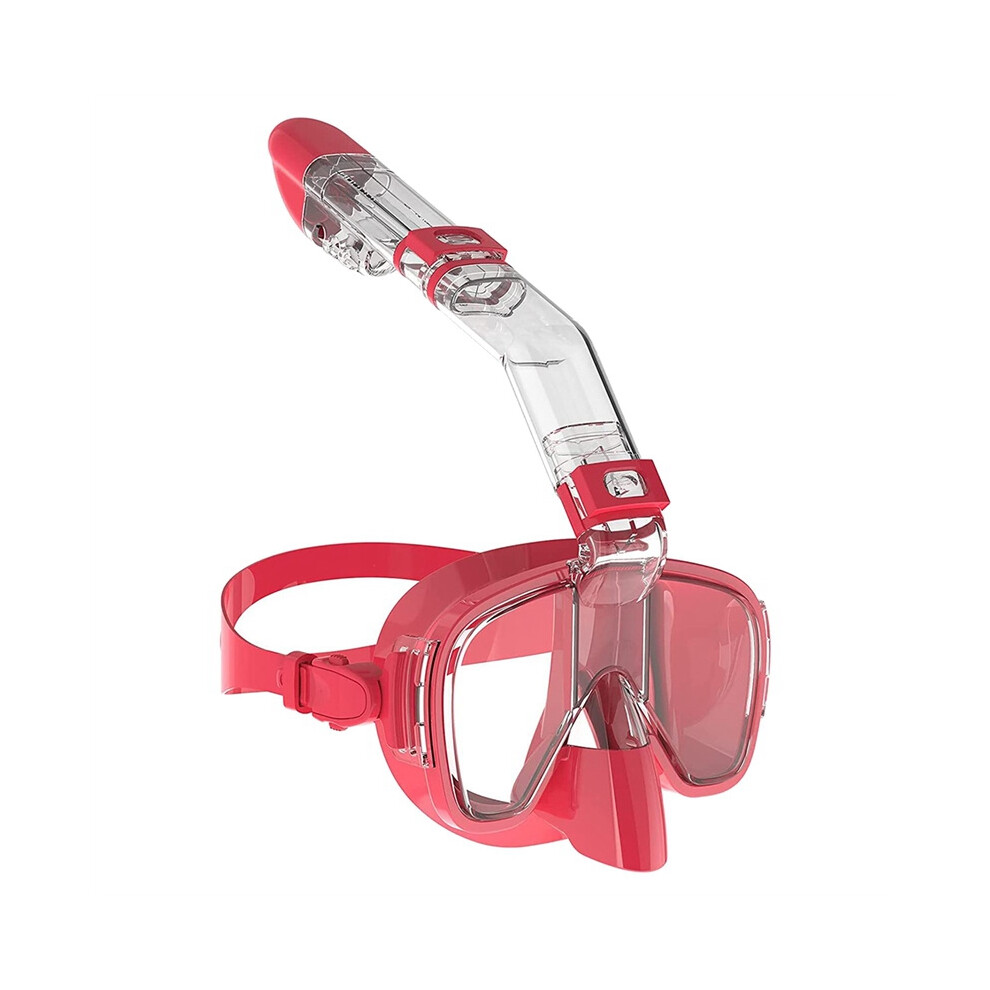 MáScara De Snorkel Plegable Con Soporte Para CáMara Y CáMara Seca, Equipo De Snorkel Profesional Antivaho, B S-image