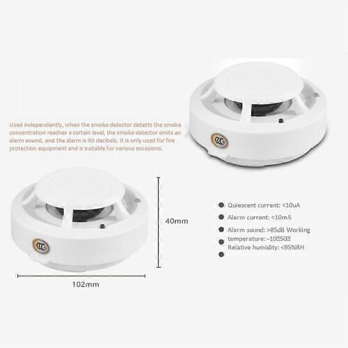 Hot Smoke Fire Sensitive Detector Smoke Detector Home Fire Smoke Detector 2