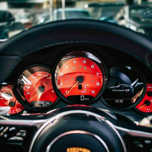 Meter Face Dial Facelift voor 971 718 Paramera 911 991 Dash Cluster Overlay 2