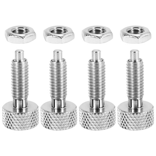 4Pcs Handle ,Quick Release Lock Pin, Retractable Spring Plunger, M6 Lockout Kit for Rolling Tool Box 2