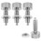 4Pcs Handle ,Quick Release Lock Pin, Retractable Spring Plunger, M6 Lockout Kit for Rolling Tool Box 4