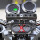 2PCS Relógio de quartzo para motocicleta e termômetro 7/8 polegadas à prova d'água para guidão de bicicleta, acessórios universais de alumínio 10