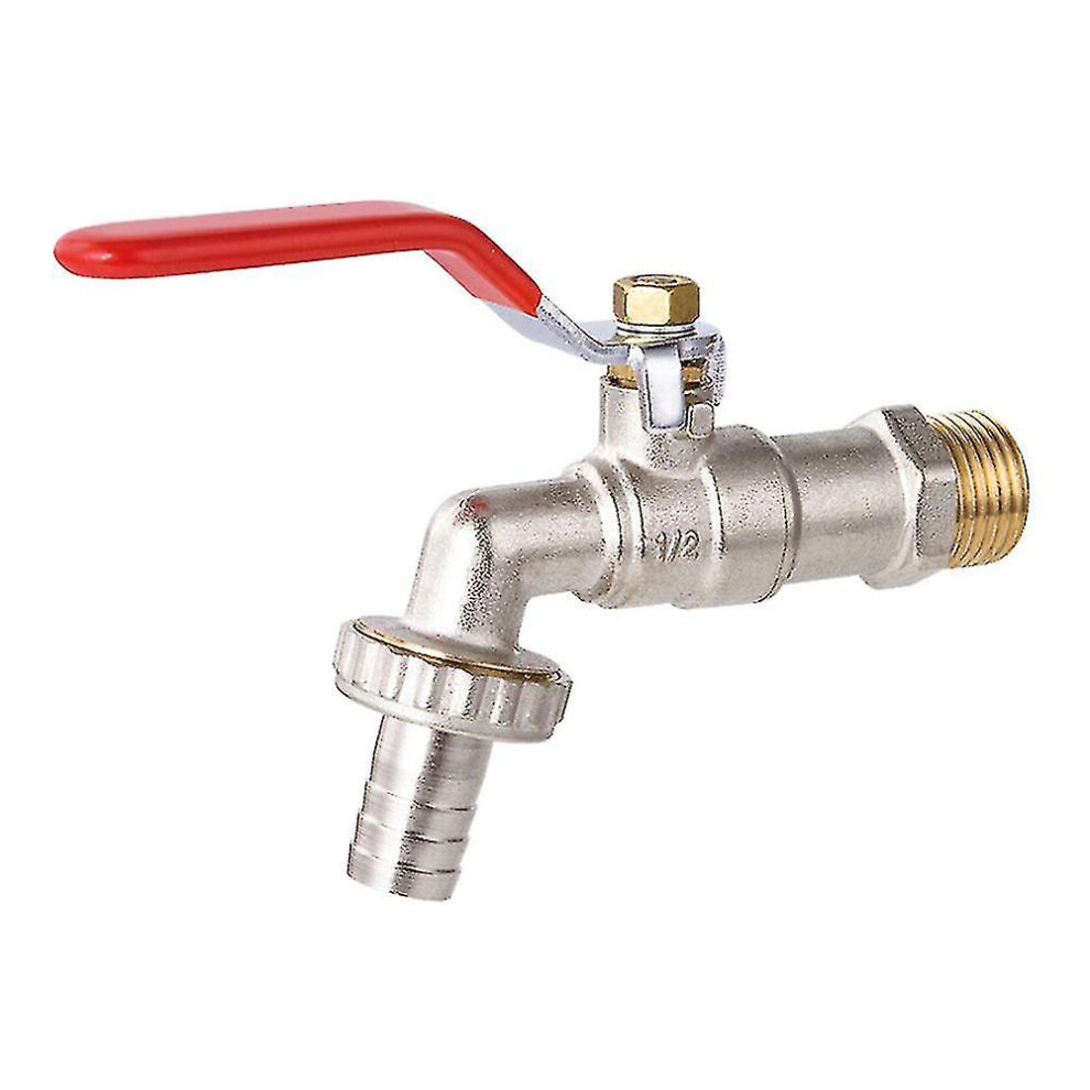 Quick Open Faucet Anti Leaking Brass Single Cold External Thread Washing Machine Faucet Water Tap