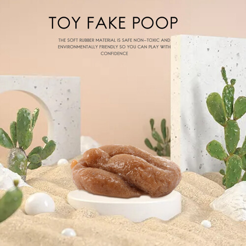 Προσομοίωση Poop Toy Ρεαλιστικό και αστείο Fake Prank Gift Soft 2