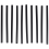 10 pezzi Stick adesivi per colla a caldo 150x7mm Nero 2